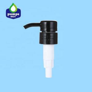 Quality 4CC 1 Gallon Shampoo Pump 0.14ml/T Black Screw Lock Plastic Soap Dispenser Pump Tops for sale