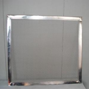 Quality Open Area 45% Framed SS316L Decorative Metal Lattice Panels for sale