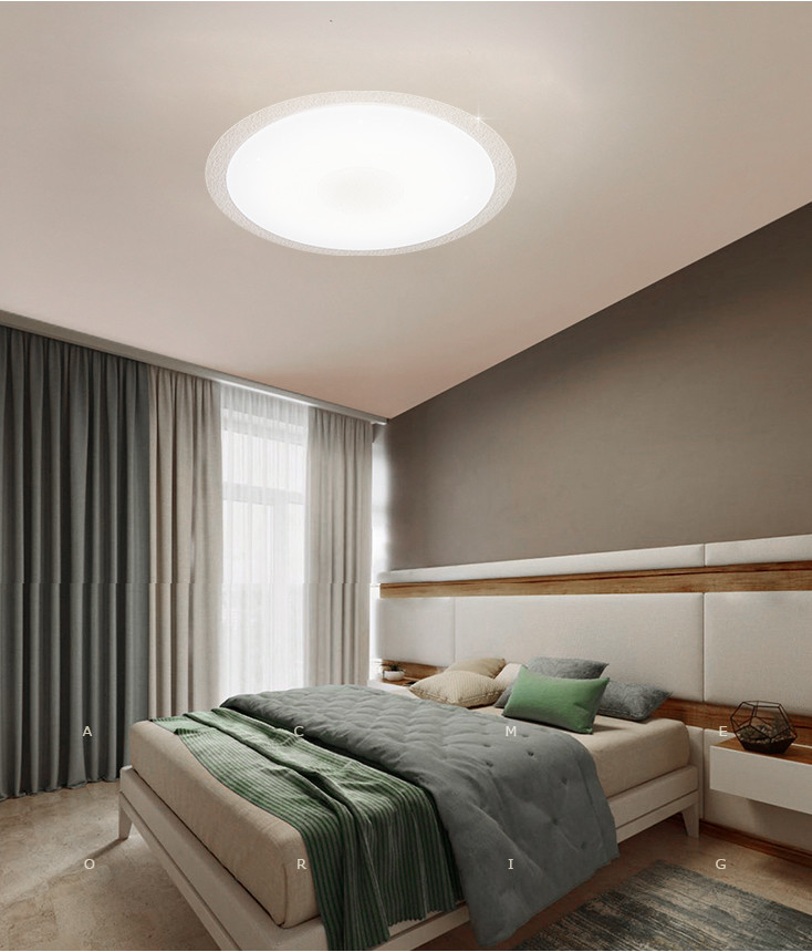 Quality 3600LM Remote Controlled Round Led Ceiling Lights Simple Modern Sytyle for sale