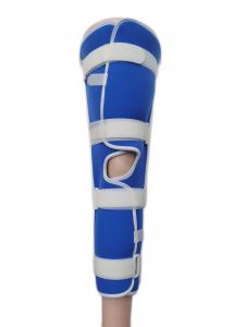 Quality Polyester Plush Fabric coated Medical Knee Brace Breathable With Terry Liner for sale