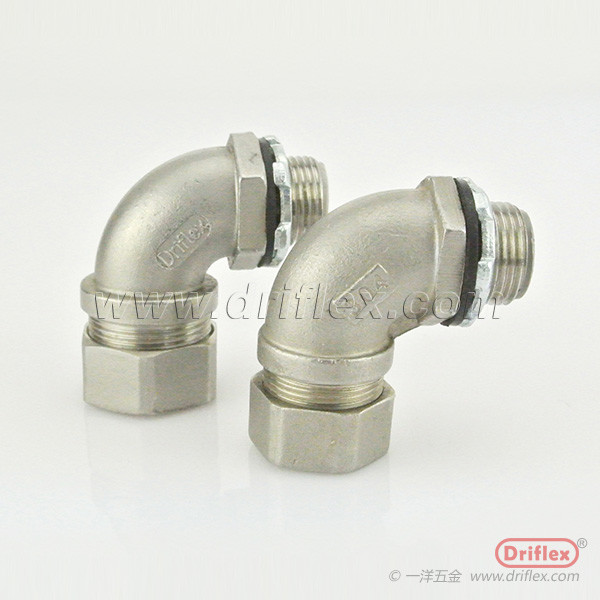 Quality Liquid-tight 90d Angle Stainless Steel Conduit fittings with IP68 for sale