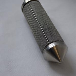 Quality Diameter 74mm Pleated Filter Elements Rate 140 Micron Steel for sale