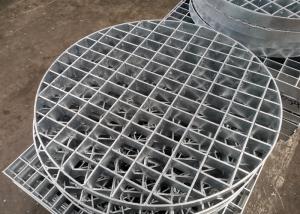Quality Outdoor Round Cover Galvanized Drainage Grates S304 Pressure Locked for sale