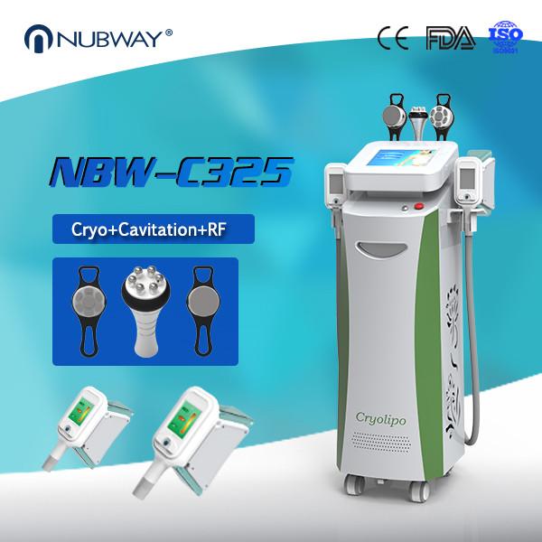 Buy Beauty Equipments Cavitaion RF Weight Loss Fat Freezing Cryolipolysis slimming machine at wholesale prices