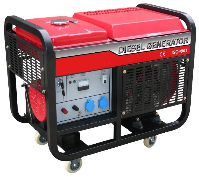 Quality Air-cooled Open Type Portable Diesel Generator VDG12-3 with Low Fuel Consumption for sale