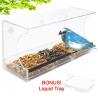 Buy cheap Custom Large Window Bird Feeder w/ Bonus Water Tray , Drain Holes & Safe from wholesalers