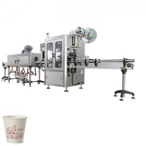 Quality Higee cup wholesale shrink sleeve labeling machine ice cream tubs shrink sleeve labeling machine for sale
