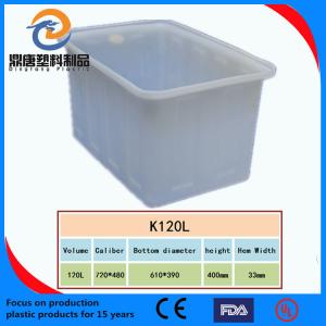 Quality plastic turnover box with bottom drainage holes for sale