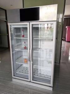 Quality Weight Sense Automatic Vending Machine Double Door 4 Shelves,vending machine for community, fresh food vending, Micron for sale