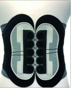 Quality S Size Lumbar Back Brace With Dual Pulley System Spine Compression Adjustable for sale