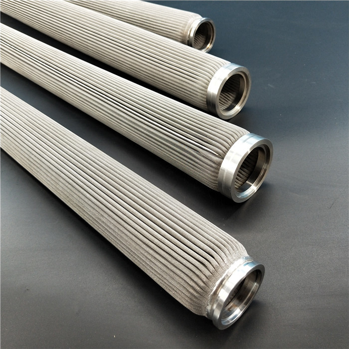 Quality 75 Micron Stainless Steel Pleated Filter 750mm Length for sale