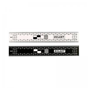 Quality P125 18cm two-sided black and white photographic evidence scale for sale