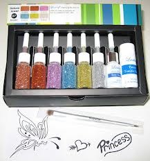 Quality Body Art Glitter Temporary Tattoo Kit with 12 Colors Tattoo Ink for sale