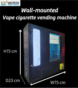 Quality Hanging Wall Vape Smart Vending Machine With Age Recognition System for sale