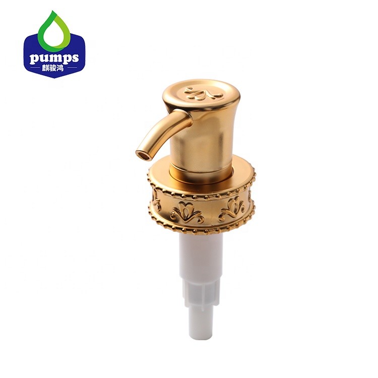 Quality ODM UV Aluminum Rose Gold Soap Pump , 33/410 Lotion Transfer Pump for sale