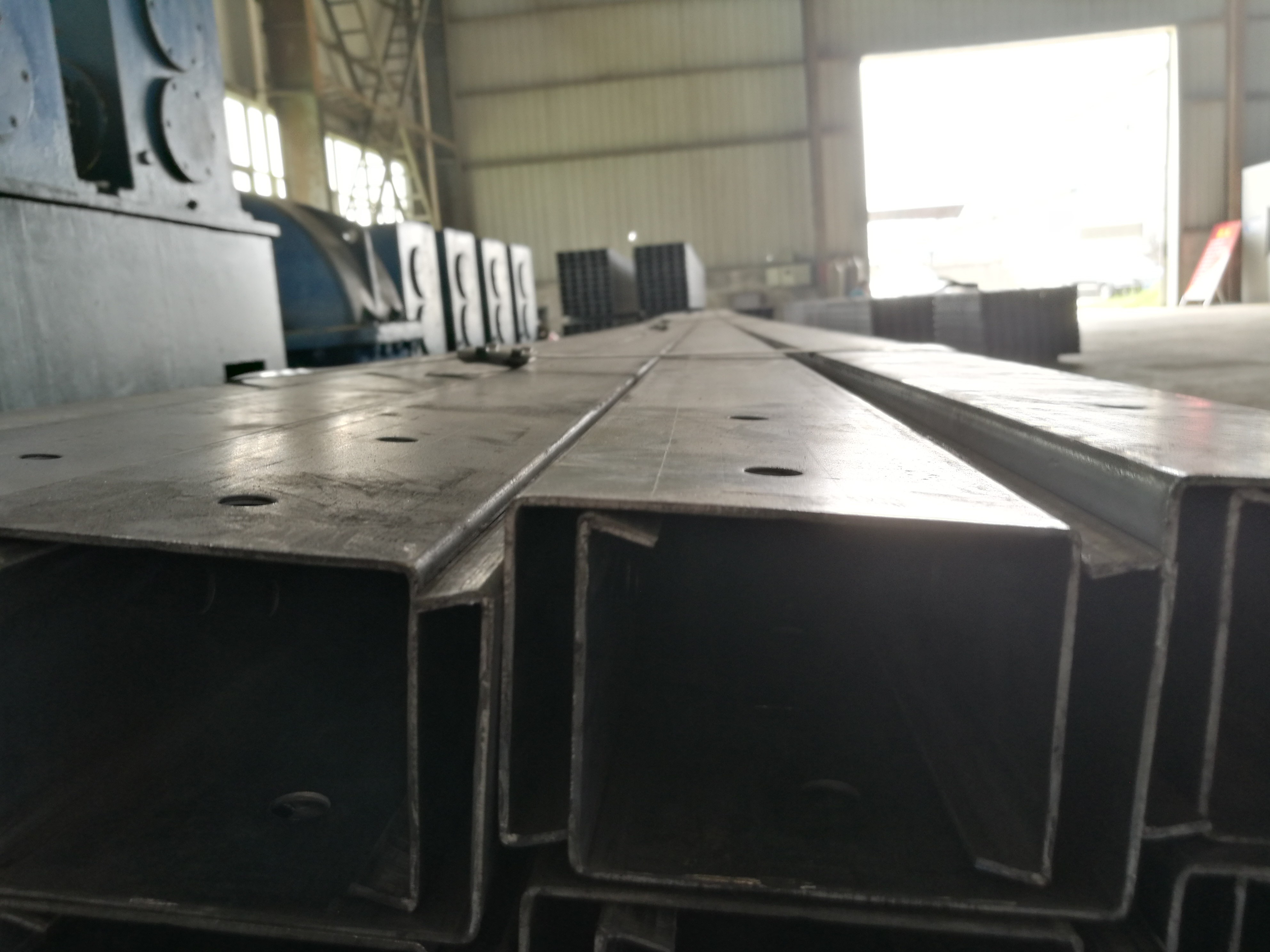 Quality Black / Galvanized Steel Channel Easy Installation With ISO 9001 Certification for sale