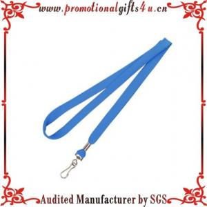 Quality Light Blue Polyester Lanyard for sale