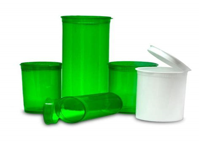 Quality Food Class Plastic Pop Top Vials 90DR Various Colors Child Resistant Airtight for sale