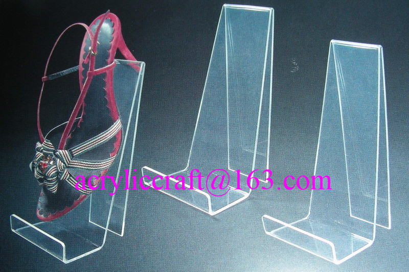 Quality Customised acrylic shoe rack/stylish acrylic shoe stand/shoe holder in acrylic for sale