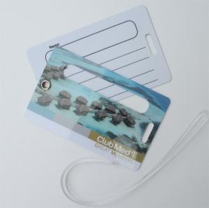Quality Card Luggage Tag, Hard Plastic Luggage Tag, Plastic Travel Tag for sale