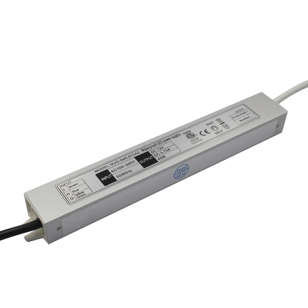 Quality 12V DC Constant Voltage LED Driver 45W Switching Power Supply For Strip Light for sale