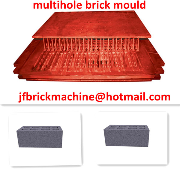 Quality Kenya hot sale multihole brick mould for brick machines for sale