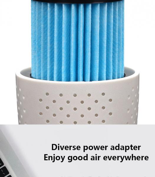 5V Negative Ion HEPA Air Purifier For Office Bedroom