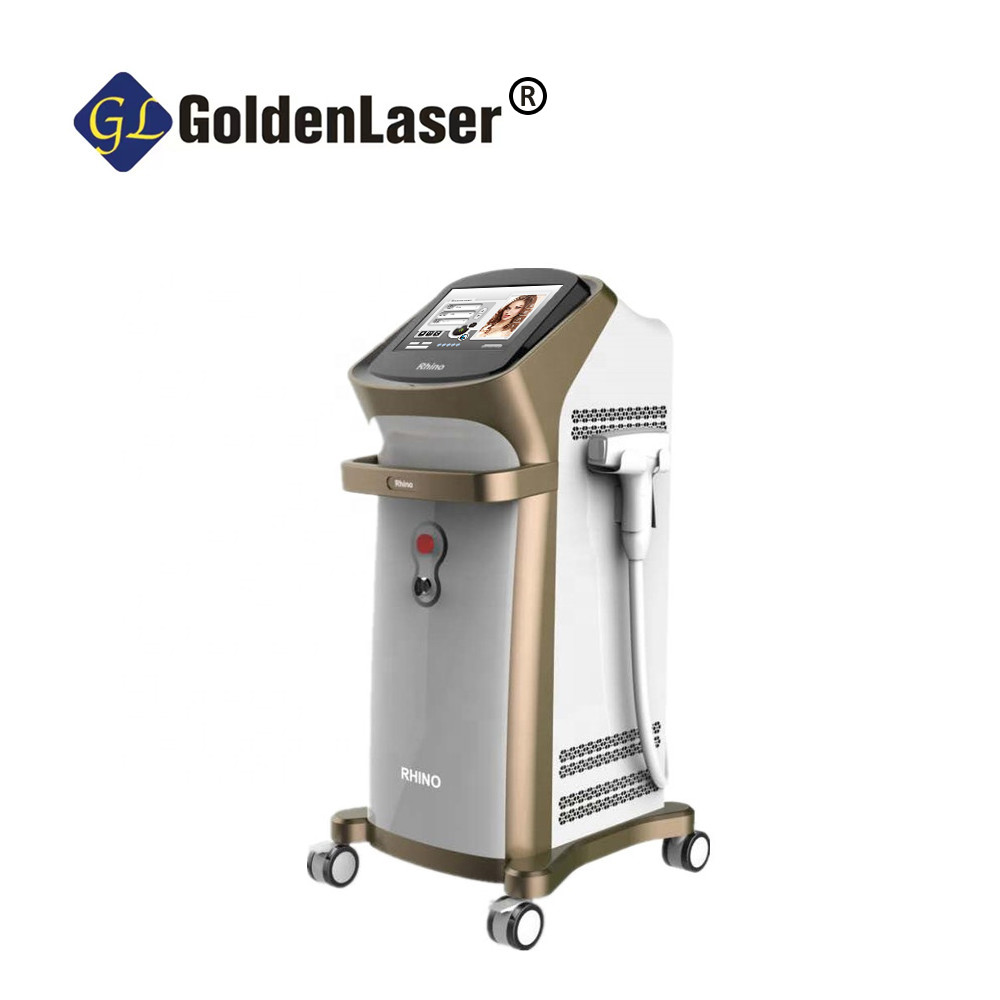 Quality 120J 10Hz Triple Wavelength Diode Laser 808 Laser Hair Removal Machine 400ms for sale