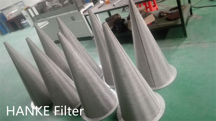 Quality 304 Sintered Mesh Pharmaceutical Filtration  Customized Cone Mesh Filter for sale