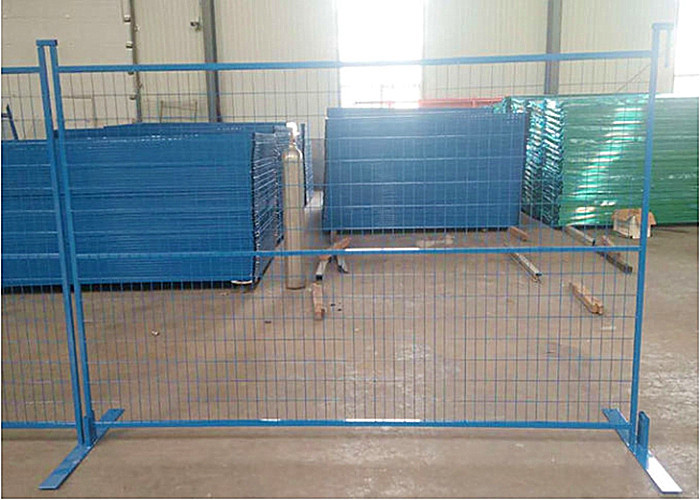 Quality PVC Coated Temporary Fence Panels 5.0mm Wire Diameter Heat Treated for sale