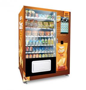 Quality Fruit Juice Drink Vending Machine Snack Micron Smart Vending Touch Screen for sale