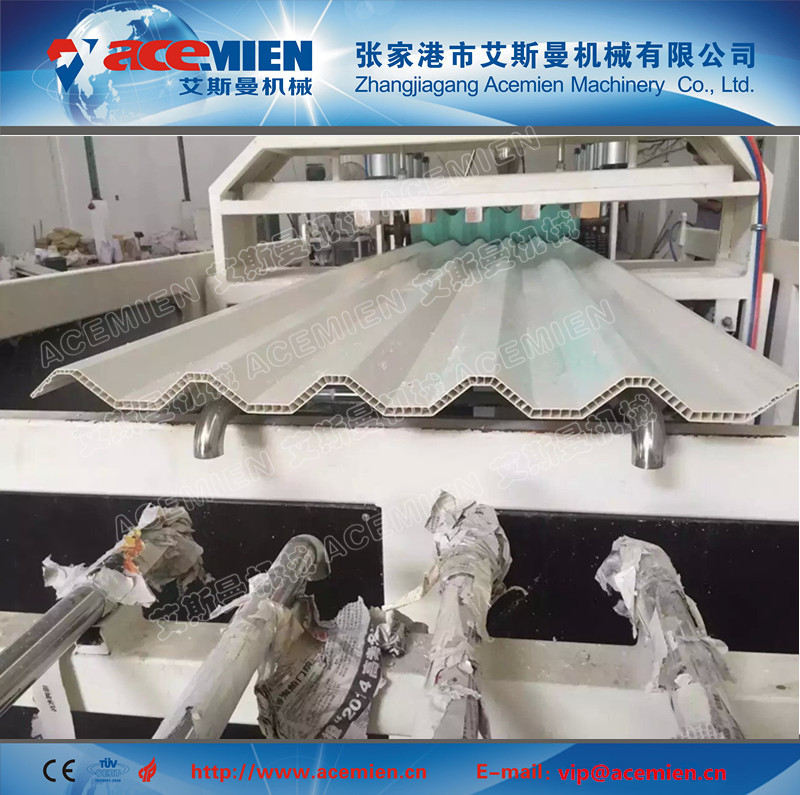 Quality long life-PVC hollow Roof tile making machine for sale