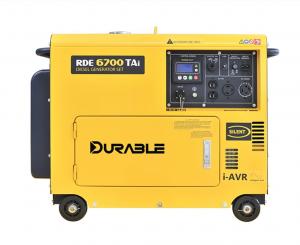 Quality 5kVA silent diesel generator with digital control panel and iAVR for sale