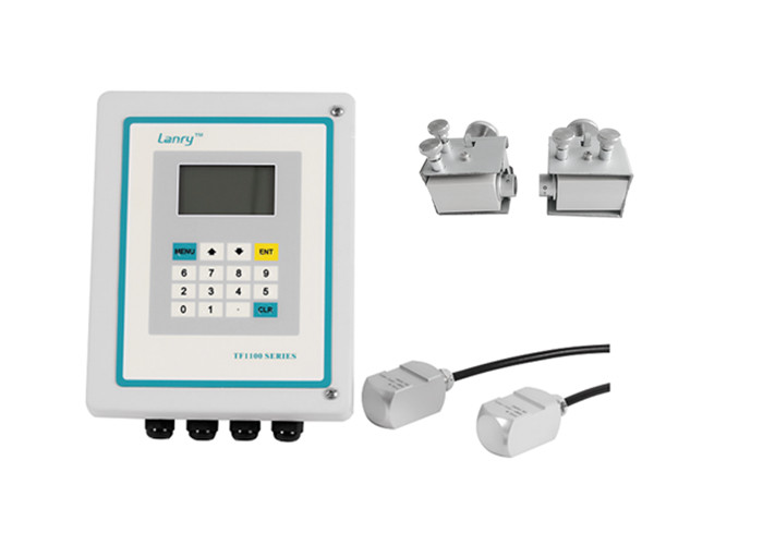 Quality High Accuracy Clamp On Type Ultrasonic Flow Meter No Need Daily Maintenance for sale