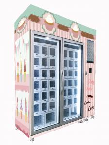 Quality Cup cake Cooling Locker Vending Machine With 22 Inch Screen 110V for sale