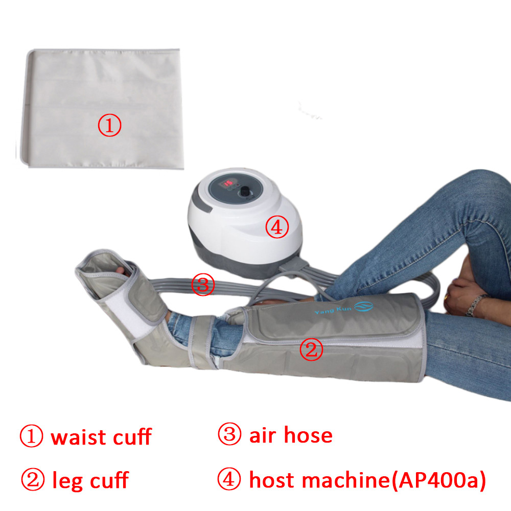 Quality Non - Woven Air Compression Leg Massager For Foot Calf And Thigh Circulation for sale