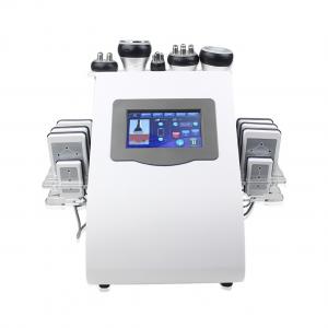 Quality Cellulite 635nm Lipo Laser Slimming Machine 3Mhz Multipolar RF Instrument for sale