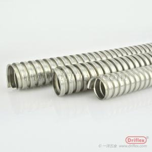 Quality Non-jacketed Squarelocked Stainless Steel Flexible Conduit 3/8&quot;~2'' for sale