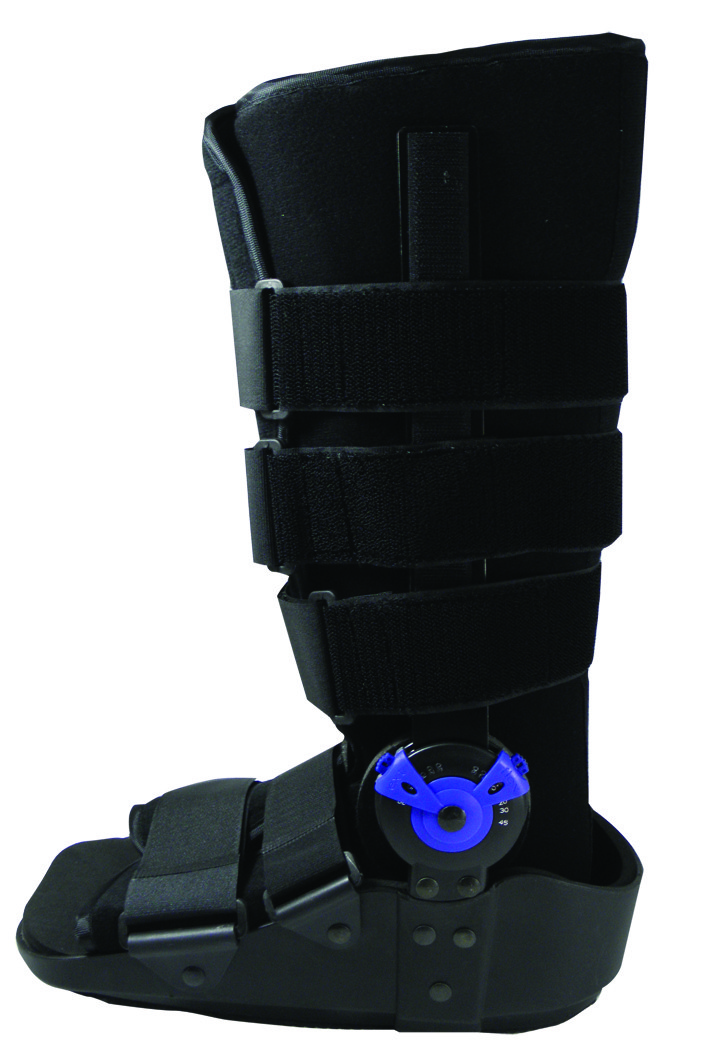 Quality Plastic Shell Orthopedic Walking Boot Polyester Velvet Coating With Foam for sale