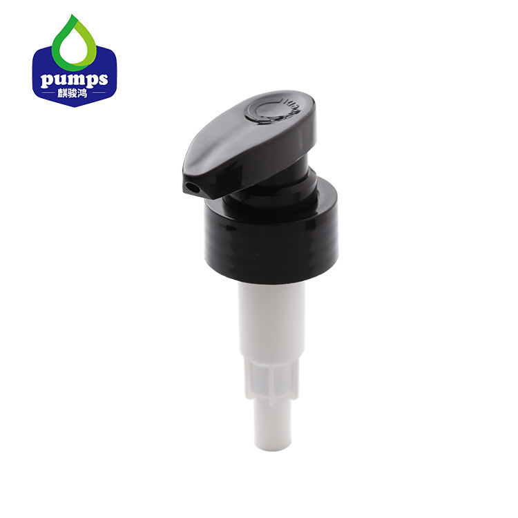 Quality 33mm Ribble Cover Plastic Facial Cleanser Pump 1.4ml/t For PET Bottle for sale