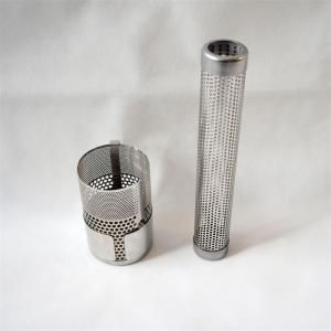 Quality 3mm Hole Diameter Perforated Filter Tube Stainless Steel for sale