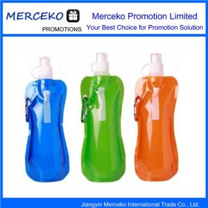 Quality Custom Advertising Plastic Foldable Water Bottle for sale