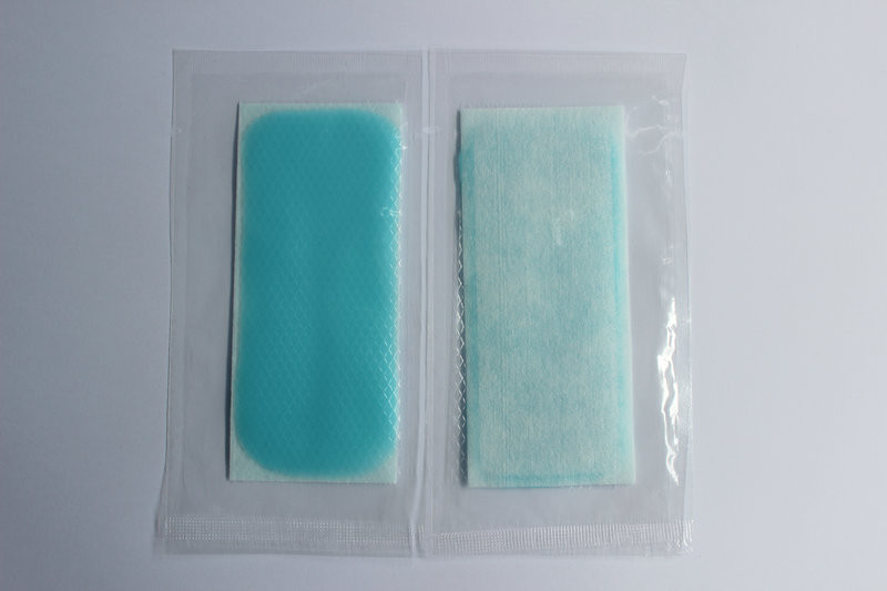 Quality Natural Blue hydrogel Ice Fever Cooling Gel Patch with CE, kids fever reducing gel patches for sale