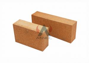 Quality Fire Resistant SK34 Clay Refractory Brick 40MPA Yellow Color 2.4g/Cm2 for sale