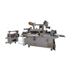 China Mylar and Diffuser flatbed Die Cutting Machine with Laminating & Sheeting Function fabric die cutting machine on sale