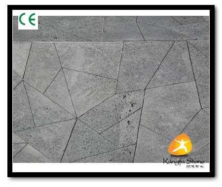 Buy Xiamen Kungfu Stone Ltd supply Crazy Lavastone Paving Brick  Tiles for Wall and Floor at wholesale prices