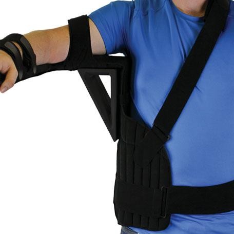 Quality Universal Shoulder / Medical Arm Sling Abduction Stabilizer Brace With Metal Frame for sale