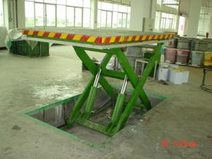Quality Stationary hydraulic Sccisor lift table ,put in pit , all size color ,capacity for sale