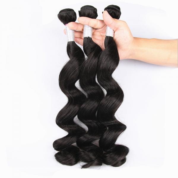 Buy Unprocessed Virgin Human Hair Bundles Loose Deep Wave Human Hair Weave For Black Woman at wholesale prices