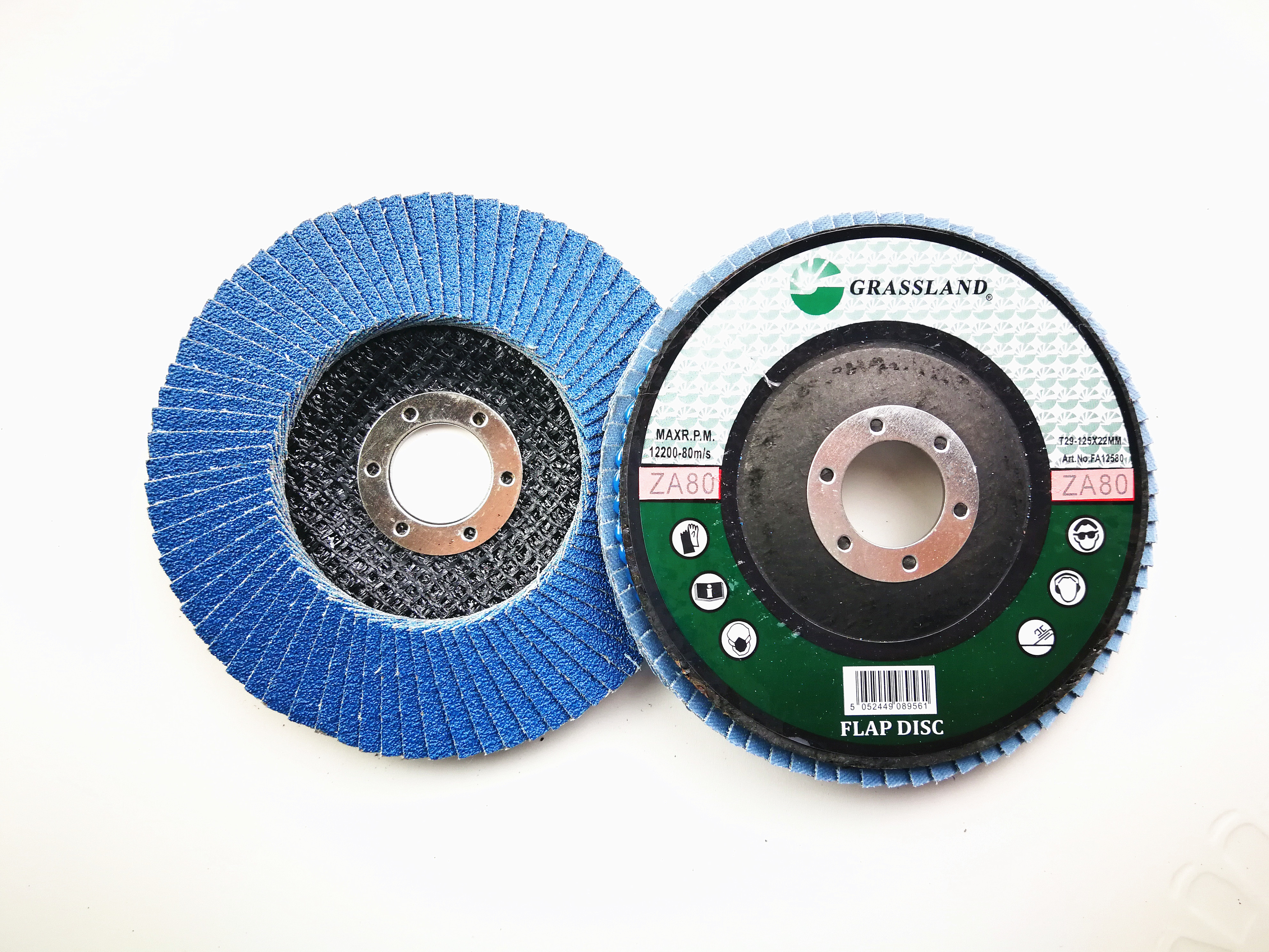Quality 125mm 40 Grit 80 Grits Angle Grinder Polishing Zirconia Flap Discs for sale